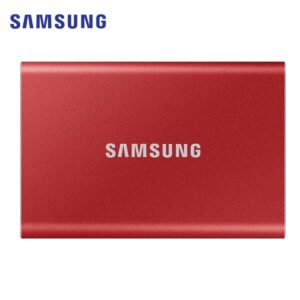 Samsung T7 1 TB Portable External SSD- Red
