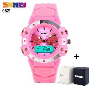 SKMEI SK 0821RS Unisex Sports Watch - Rose Red