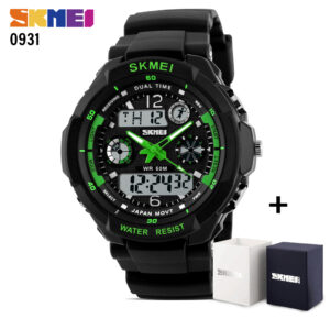 Skmei SK 0931GN Men's Digital led sports watch - Green