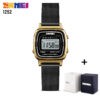 SKMEI SK 1252GDBK Women's Digital Watch Mesh band - Gold Black