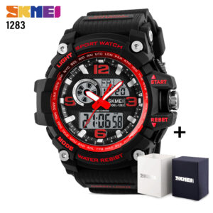 SKMEI SK 1283RDBK Men's Sports Watch Multi-function - Red Black