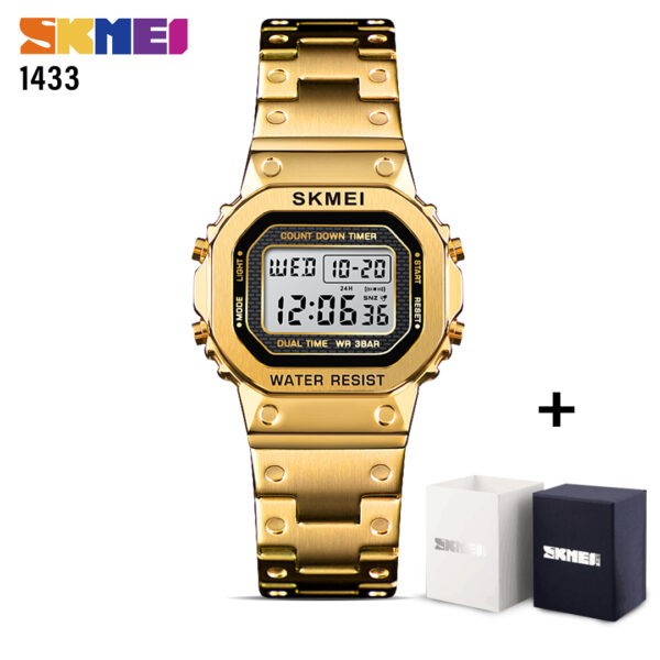 SKMEI SK 1433GD Women's Digital Watch  - Gold