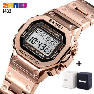 SKMEI SK 1433RG Women's Digital Watch  - Rose Gold