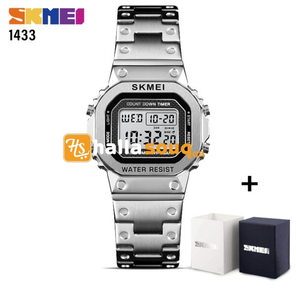 SKMEI SK 1433SI Women's Digital Watch  - Silver