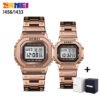 SKMEI SK 1433RG & 1456RG Couple Digital Watch - Rose Gold