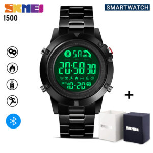 SKMEI SK 1500 Men's Smart watch Heart Rate Sleep Monitor - Black