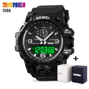 SKMEI SK 1586BK Men's Sports Digital Watch - Black