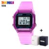 SKMEI SK 1698PL Unisex Digital LED Light Wristwatch - Purple