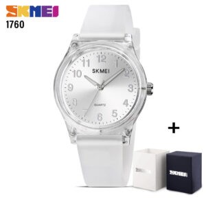 SKMEI SK 1760WT Simple Ladies Watch - White