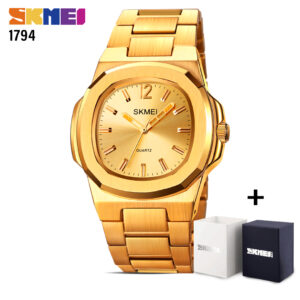SKMEI SK 1794RGRG Men's Watch Stainless Steel - Gold Gold