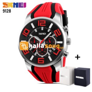 Skmei SK 9128RD Men's Watch Silicone strap  - Red