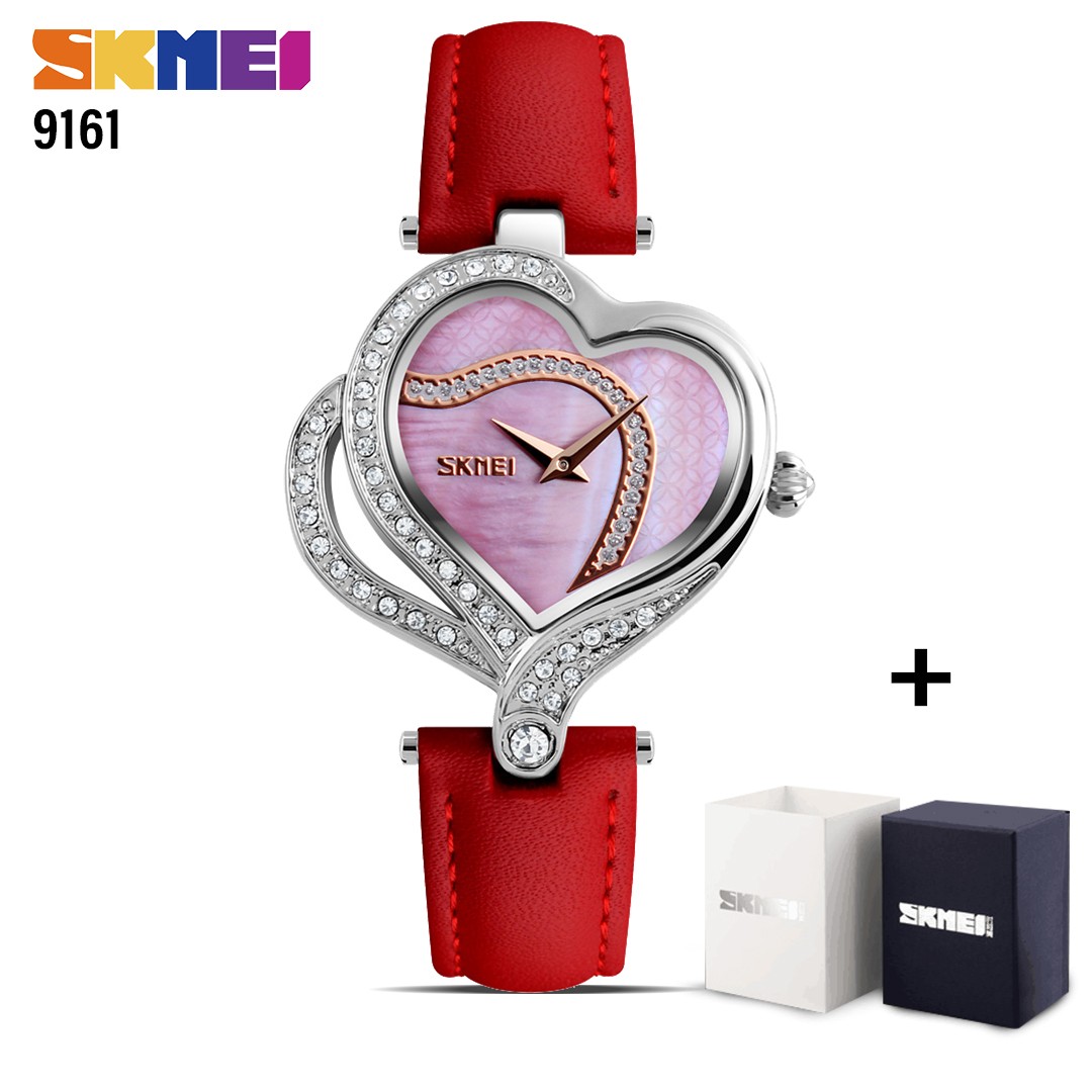 SKMEI SK 9161 Fashion Creative Leather Strap Women's  Watch