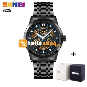 SKMEI SK 9225BU Men's Automatic Watch Stainless Steel Luminous Pointer - Black Blue