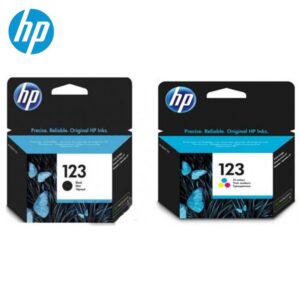 HP 123 Ink Cartridges Combo ( Black + TRI-COLOR )