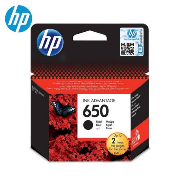 HP 650 Black Ink Cartridge CZ101AE