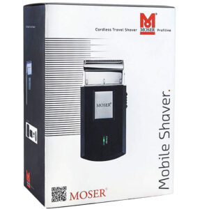Moser Mobile Shaver Cordless - Black Silver