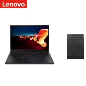 Lenovo ThinkPad X1 Carbon 20XW000SAD, Intel Core i7-1165G7 , 16GB RAM , 512GB SSD , Intel Iris Xe Graphics , 14 Inch FHD  Windows 10 Pro + (STEA1000400) HDD 1TB SEAGATE EXT USB 2.5" EXPANSION - Black