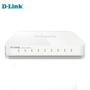 D-Link 8 Port  DGS-1008A  10 /100/1000 Gigabit Easy Desktop Switch Up to 2000MBPS/Port