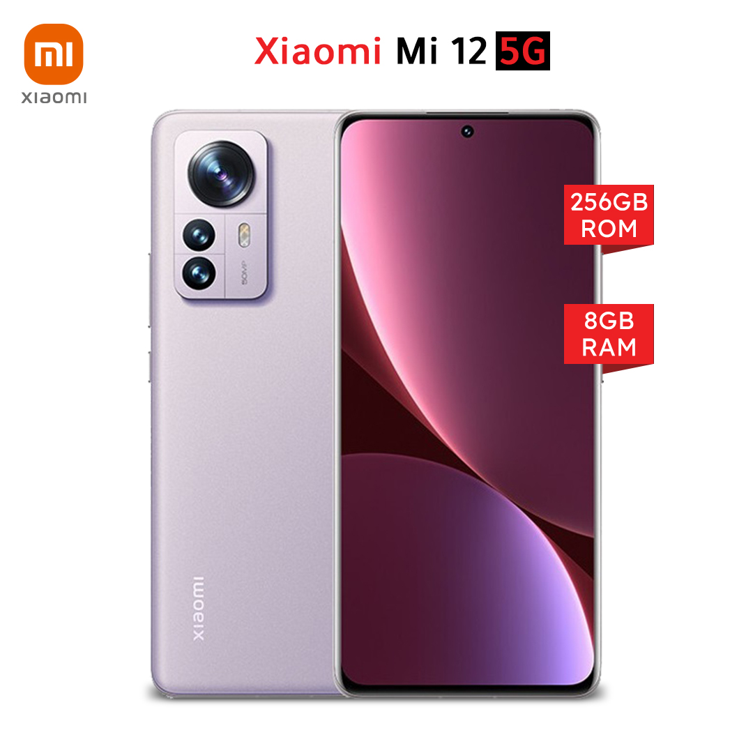 Xiaomi Mi 12 5G (8GB RAM, 256GB Storage) - Purple