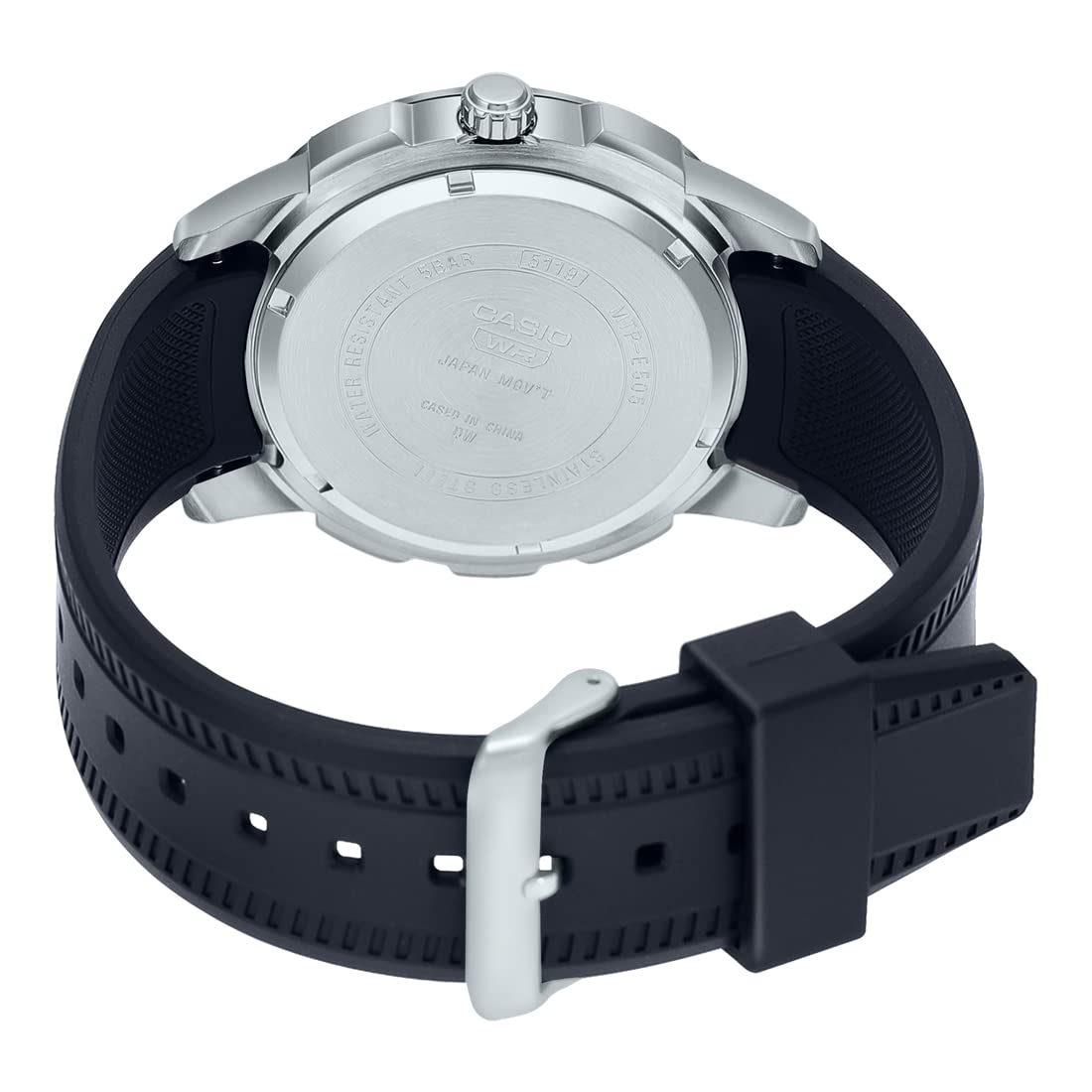 Casio MTP-E195-1AVDF Men's Analog Resin Watch - Black