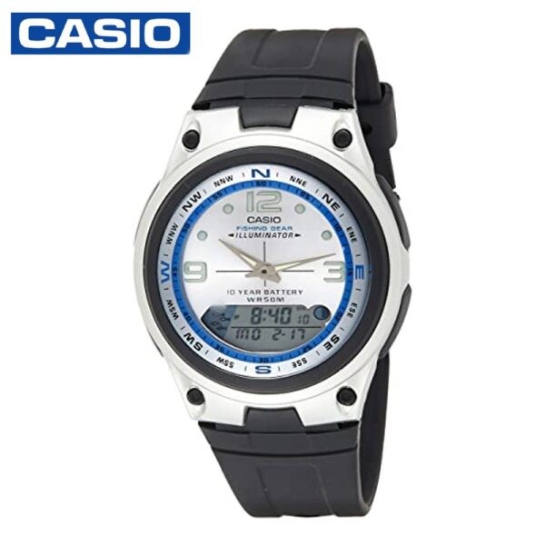 Casio AW-82-7AVDF  Men's  Analog Digital Resin Sport Watch - Black