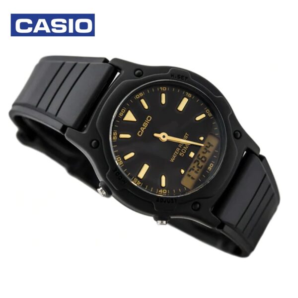 Casio AW-49H-1BVDF Men's Analog and Digital Watch - Black