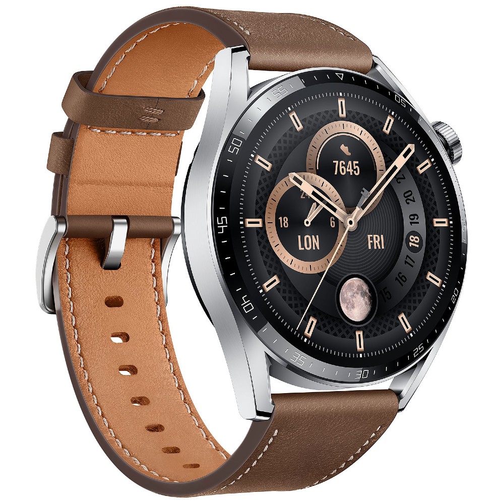 Huawei Watch GT 3 (46 mm) Smartwatch Classic Edition - Brown