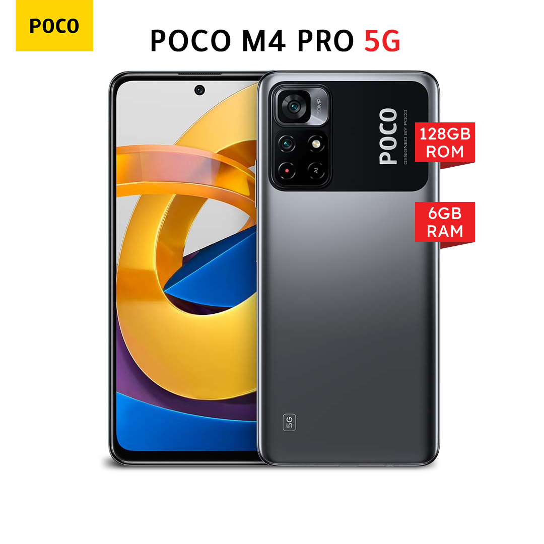 Xiaomi Mi Poco M4 Pro 5G (6GB RAM, 128GB Storage ) - Power Black