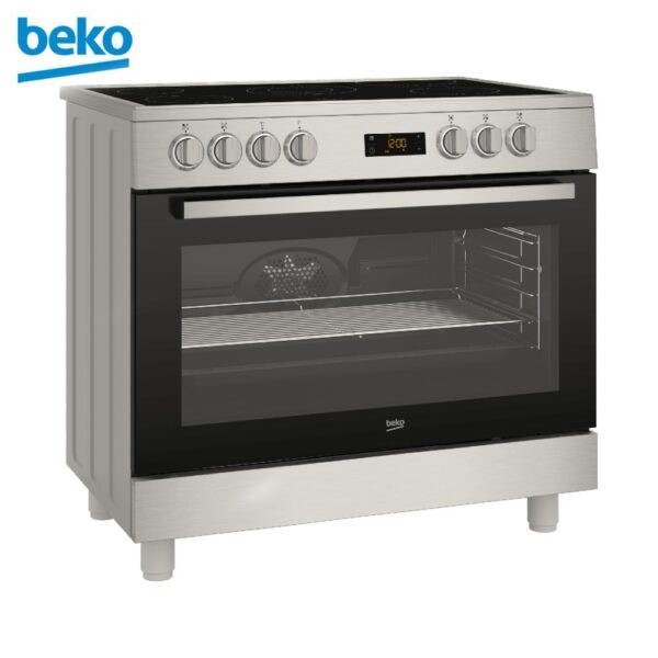 Beko GM 17300 GX Ceramic Cooking Range 90×60 5 Ceramic Hob