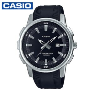 Casio MTP-E195-1AVDF Men's Analog Resin Watch - Black