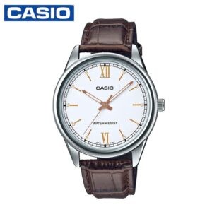 Casio MTP-V005L-7B3UDF Men's Dress Analog Watch - Brown