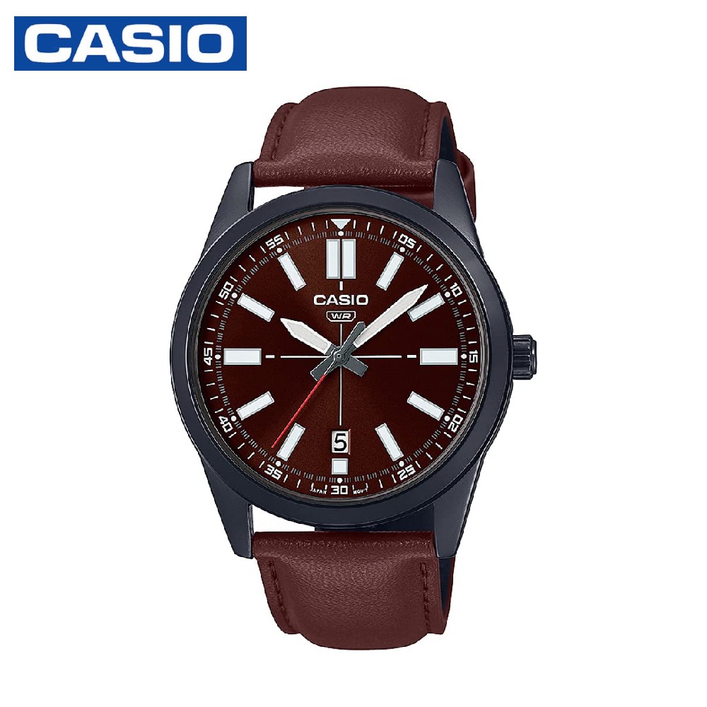 Casio MTP-VD02BL-5EUDF Casual Analog Men's Watch - Brown