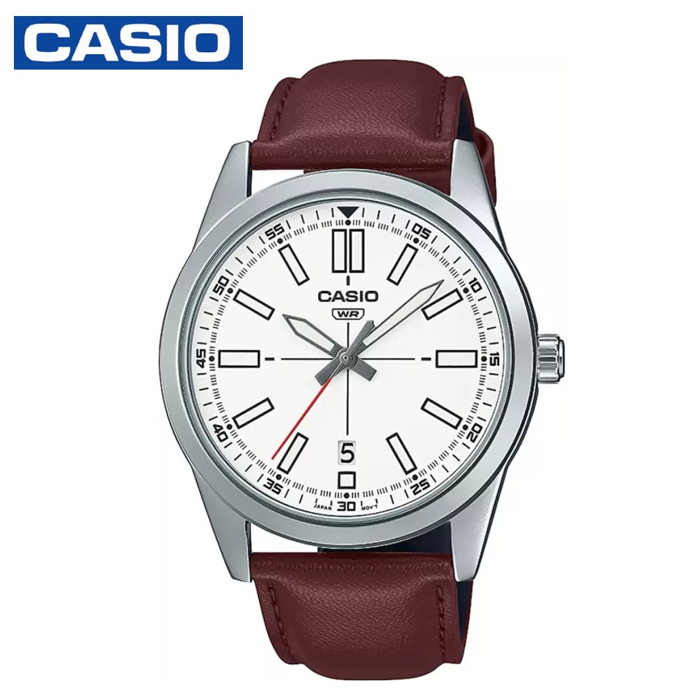 Casio MTP-VD02L-7EUDF Casual Analog Men's Watch - Brown