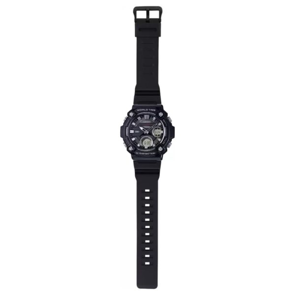 Casio AEQ-120W-1AVDF Youth Series Analog Digital Watch - Black