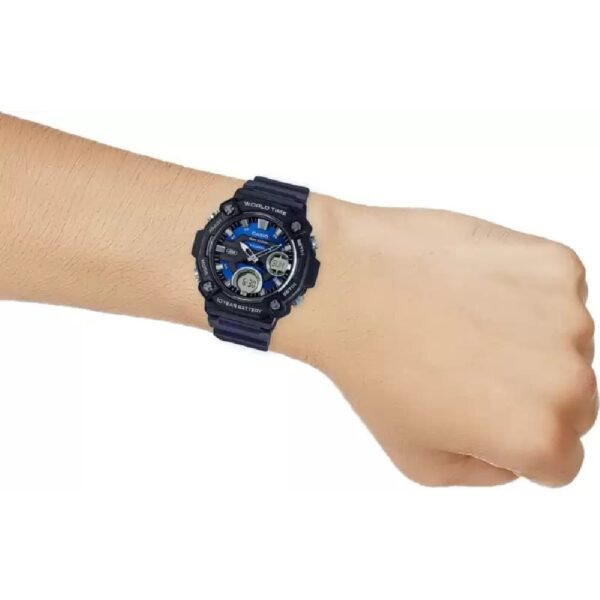 Casio AEQ-120W-2AVDF Youth Series Analog Digital Watch - Blue