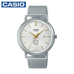 Casio MTP-B125M-7AVDF Men's Analog Stainless Steel Mesh Strap Watch