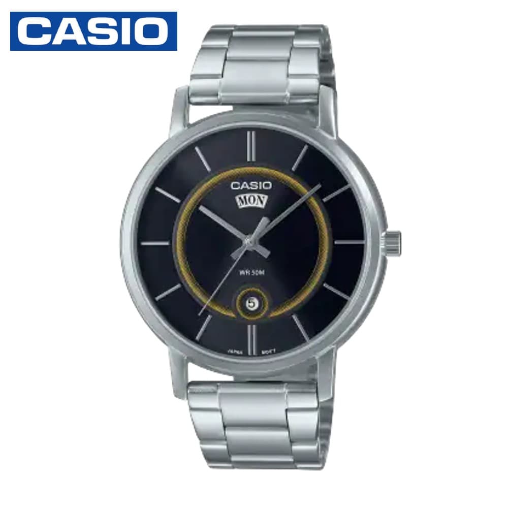 Casio MTP-B120D-1AVDF Men's Casual Stainless Steel Analog Watch
