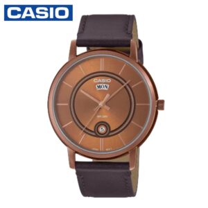 Casio MTP-B120RL-5AVDF Men's Dress Analog  Leather Watch