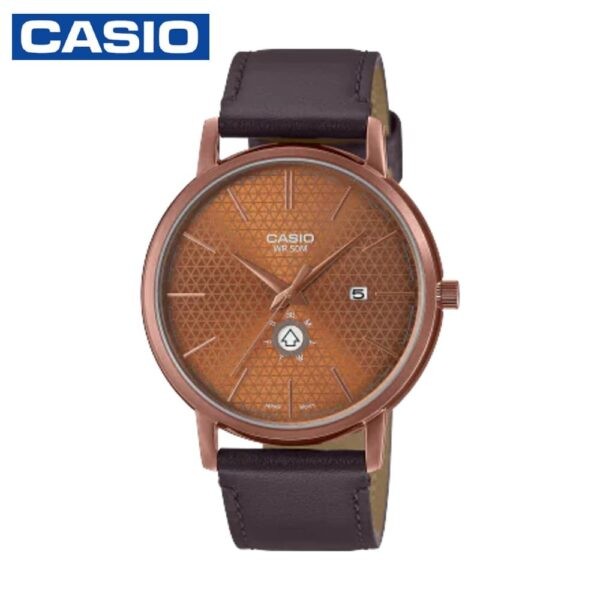 Casio MTP-B125RL-5AVDF Analog Men's Dress Leather Watch