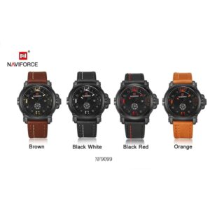 NAVIFORCE NF 9099L  Men's Casual Sports Analog Watch -  Brown