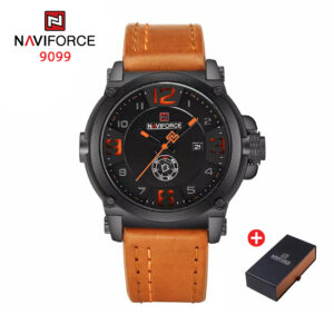 NAVIFORCE NF 9099L  Men's Casual Sports Analog Watch - Orange