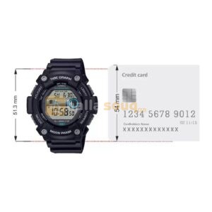 Casio WS-1300H-1AVDF Youth series Men's Digital Watch - Black