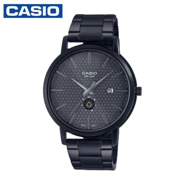 Casio MTP-B125B-8AVDF Men's Casual Stainless Steel Analog Watch - Black