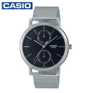 Casio MTP-B310M-1AVDF Men's Casual Stainless Steel Mesh Strap Analog Watch