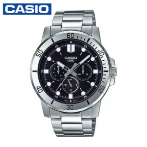 Casio MTP-VD300D-1EUDF Men's Multi Dial Stainless Steel Watch