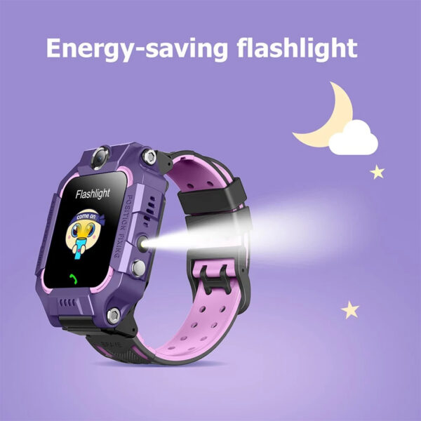 Smart 2030 Q19 Watch for Kids Smartwatches with Tracker  for 3-12 Boys and Girls -Purple Pink