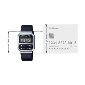 Casio A100WEL-1ADF Unisex Vintage Collection Digital Watch
