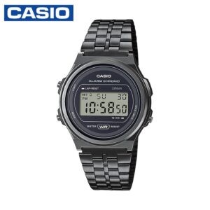 Casio A171WEGG-1ADF Unisex Vintage Series Stainless Steel Digital Watch - Black