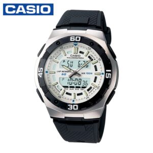 Casio AQ-164W-7AVDF Men's Analog Digital Dual Time Sports Watch
