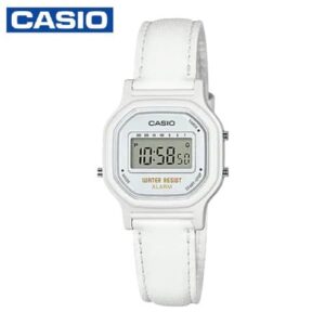 Casio LA-11WL-7ADF Girls White Digital Leather Band Watch